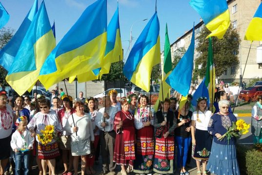 Бучанці вшановували духовну святиню нашого народу — Державний Прапор України