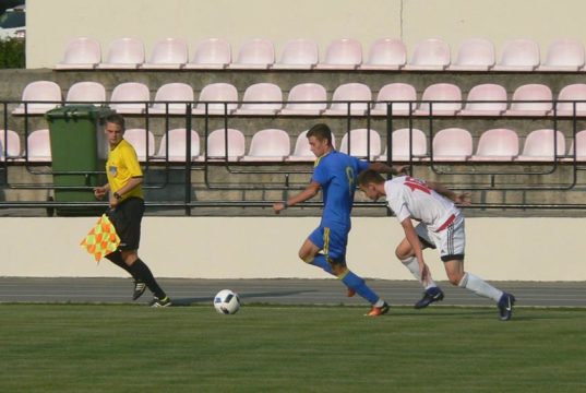 Третій тур футбольного турніру пам'яті Баннікова: українці здолали білорусів