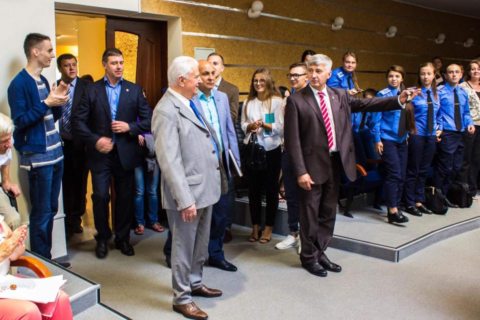 В Ірпені перший Президент незалежної України Леонід Кравчук відвідав Фіскальний університет