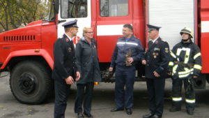 Рятувальники Ірпінського регіону  зустрічали німецьких колег