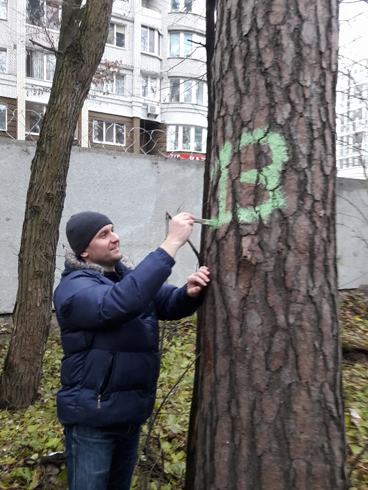 В Ірпені активісти підрахували дерева, які ростуть на території ДСО