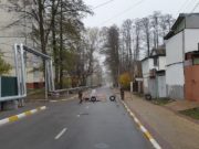 В Ірпені по вулиці Стельмаха провалився асфальт