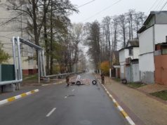 В Ірпені по вулиці Стельмаха провалився асфальт