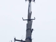 Аварійну електроопору в Бучі демонтовано