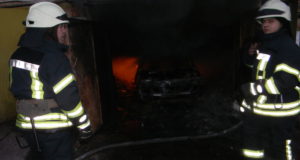У Бучі ліквідували загорання приватного гаражу