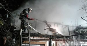 Нічна пожежа у Ворзелі