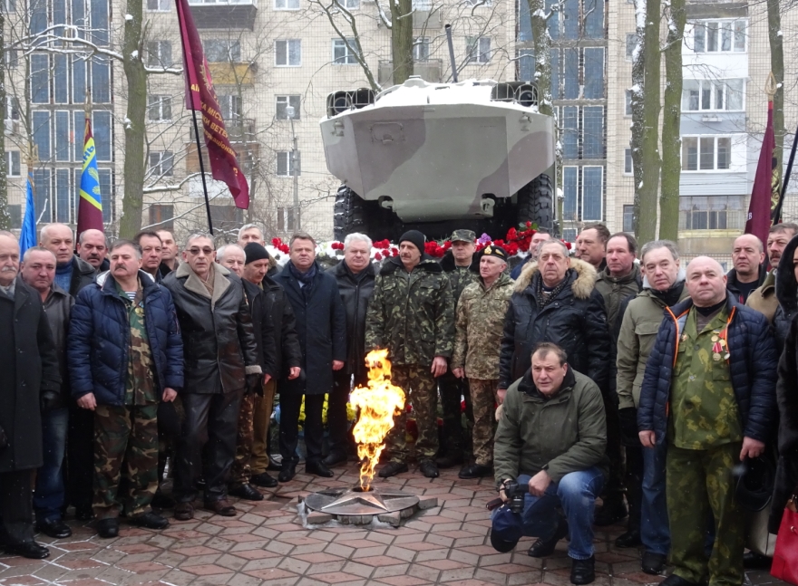 На мітингу в Бучі вшановували воїнів-інтернаціоналістів