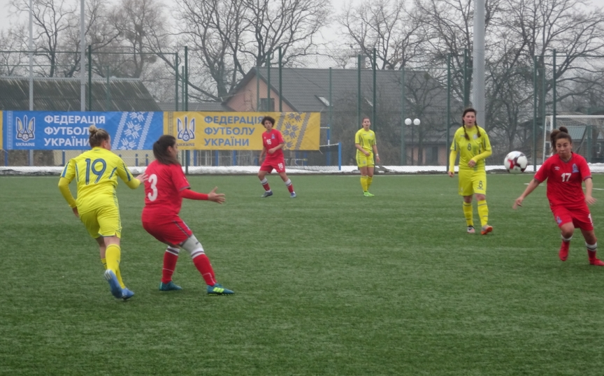 В Ірпені жіноча збірна України з рахунком 4:1 перемогла команду Азербайджану