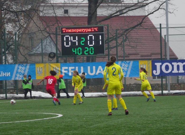 В Ірпені жіноча збірна України з рахунком 4:1 перемогла команду Азербайджану