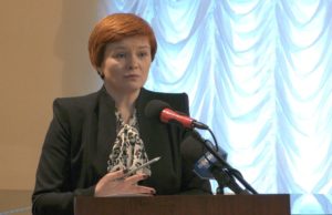 Відзвітувала Ворзельський селищний голова Лариса Федорук