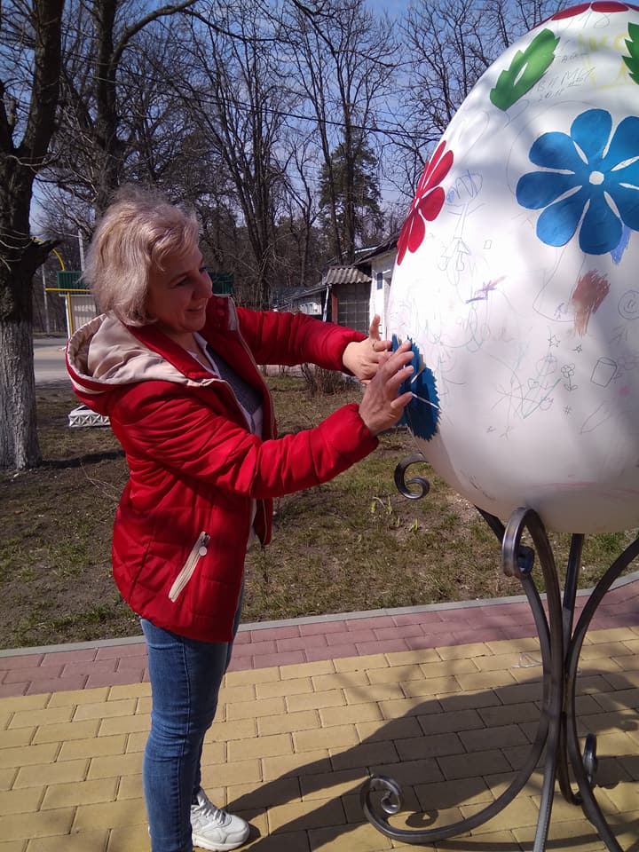 Великодній перформанс у Ворзельській бібліотеці