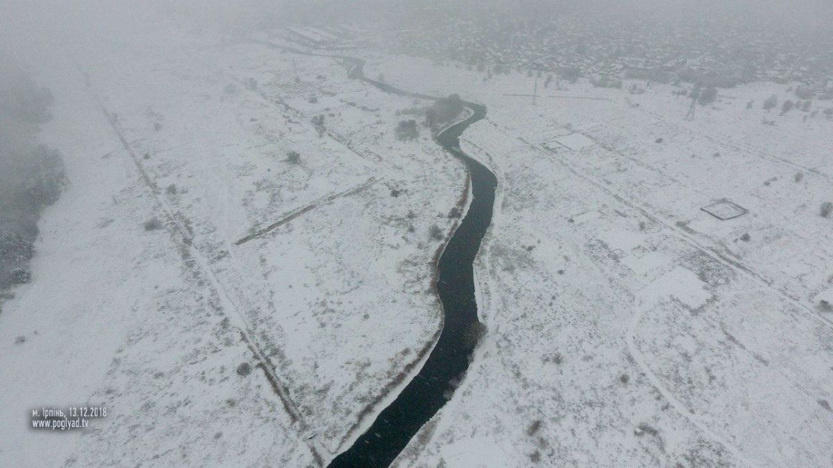 Зимова заплава річки Ірпінь (ФОТО)