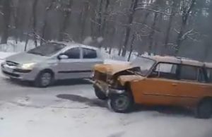 ДТП 23 січня на Гостомельській трасі (ВІДЕО)