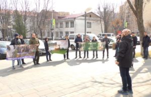 “Буча Марсіанська”: місцева громада вийшла на акцію протесту проти знищення природи та незаконної забудови