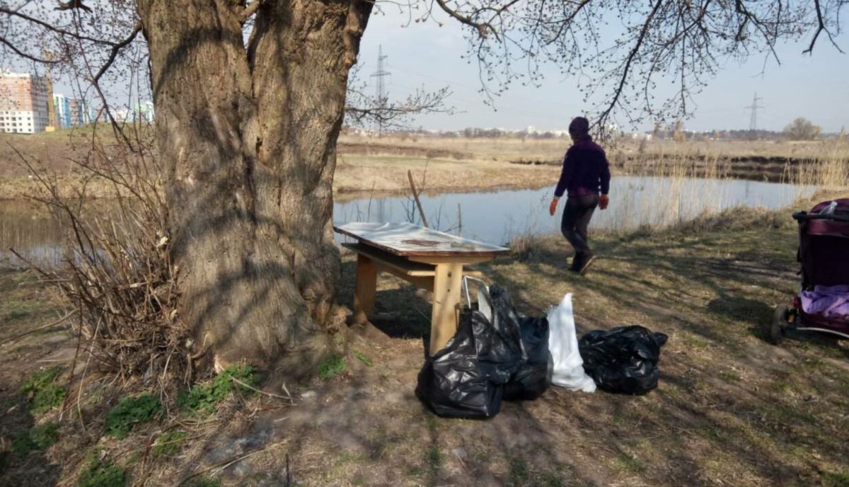 Громада Романівки впорядкувала берег річки Ірпінь