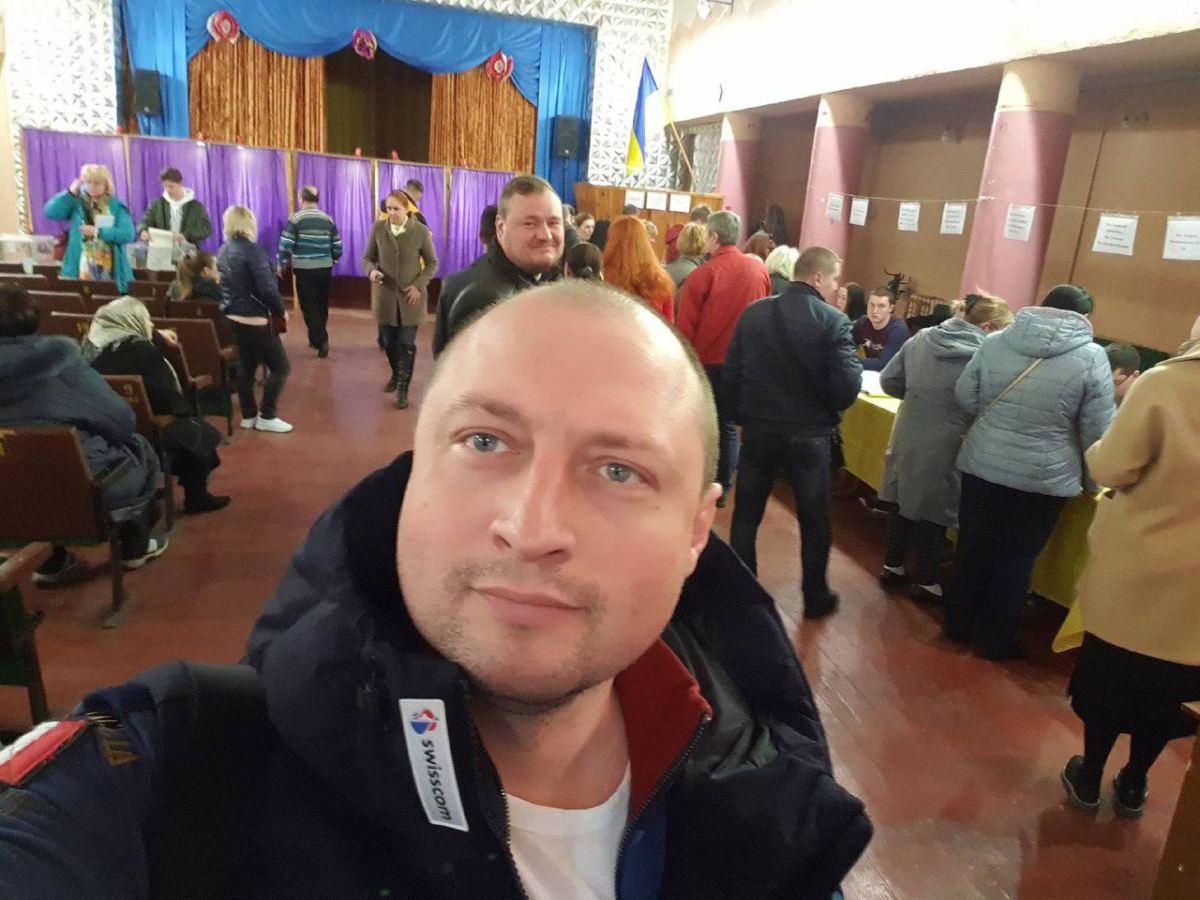Олексій Зіневич проголосував в Ірпені на “ГДК”