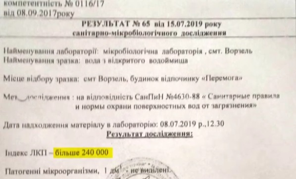 &#8220;Купатись заборонено!&#8221;: вердикт для усіх відкритих водойм Приірпіння