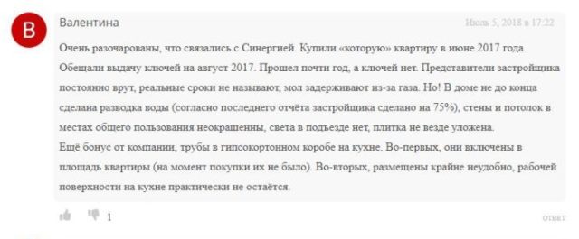 Увірвався терпець: реальні клієнти &#8220;Синергії&#8221; повідомляють про численні порушення забудовника