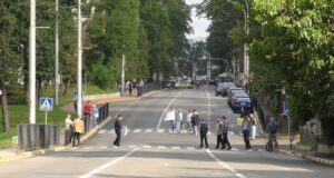 Перекрита дорога в Ірпені: громада протестує проти бездіяльності поліції
