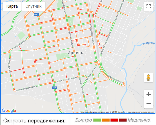 Дороги Ірпеня та Києва перевантажені