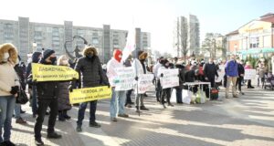 Мітинг громади в Ірпені: вимоги – скасувати фейковий Генплан та усунути головного архітектора Сапона